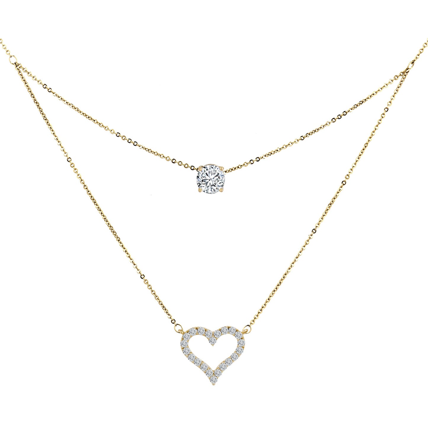 ⭐️PEACH NECKLACE SET