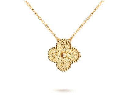 [NOBLE AURA]CLOVER 15MM SINGLE FLOWER NECKLACE COLLECTION