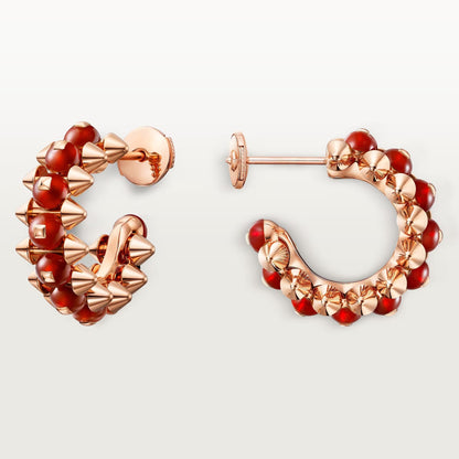 [NOBLE AURA]CLASH 7.9MM AGATE CHALCEDONY EARRINGS