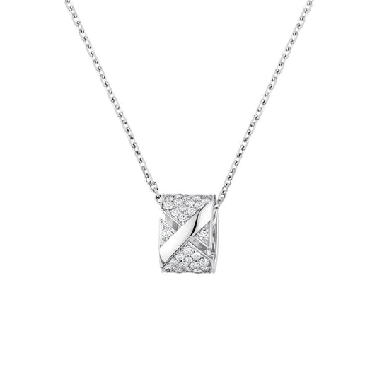 [NOBLE AURA]LIENS EVIDENCE DIAMOND PAVED NECKLACE