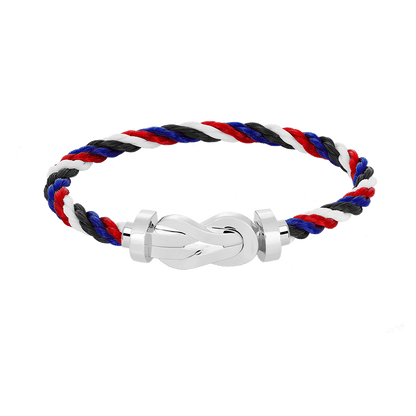 [NOBLE AURA]CHANCE LARGE 8 FIGURE BUCKLE NO DIAMOND BRACELET SILVER