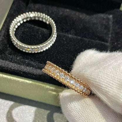 [NOBLE AURA]PERLEE DIAMOND ROSE GOLD RING