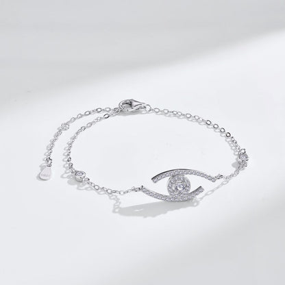 [NOBLE AURA]Lucky Eye Pave-Set Diamond Bracelet