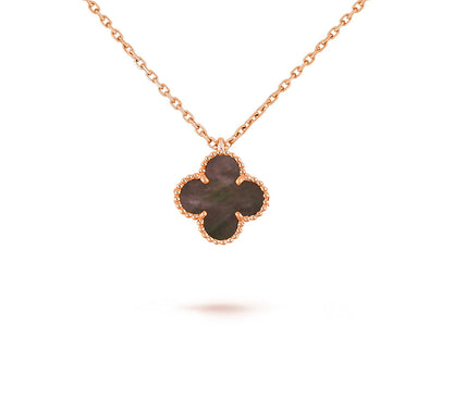 [NOBLE AURA]CLOVER MINI 9.5MM CARNELIANS NECKLACE COLLECTION
