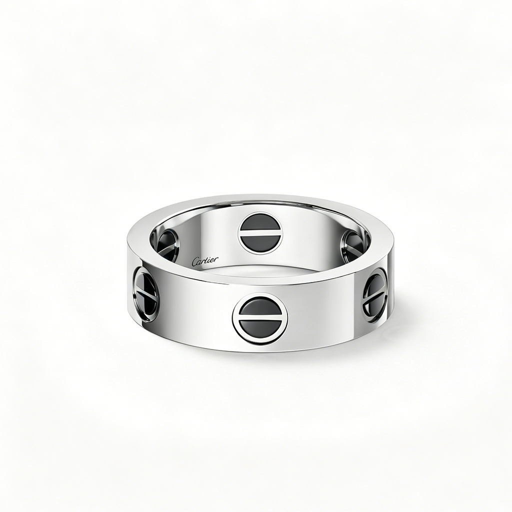 [NOBLE AURA] LOVE RING 5.5MM NO DIAMONDS  CERAMIC