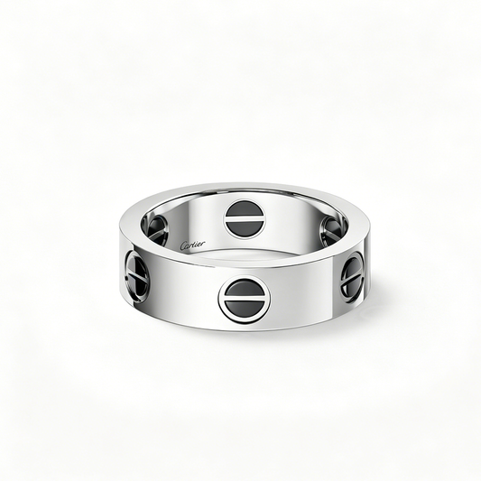 [NOBLE AURA] LOVE RING 5.5MM NO DIAMONDS  CERAMIC