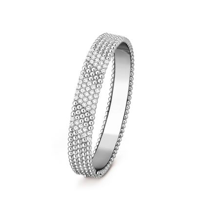 [NOBLE AURA]  FIVE-ROW DIAMOND BRACELET