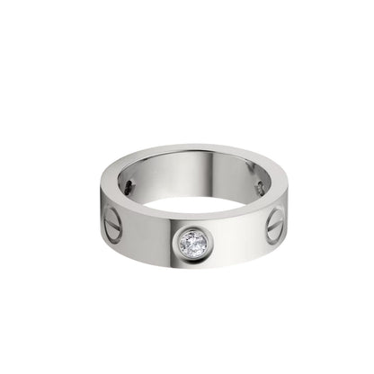 [NOBLE AURA] LOVE 5.5MM 3 DIAMOND RING