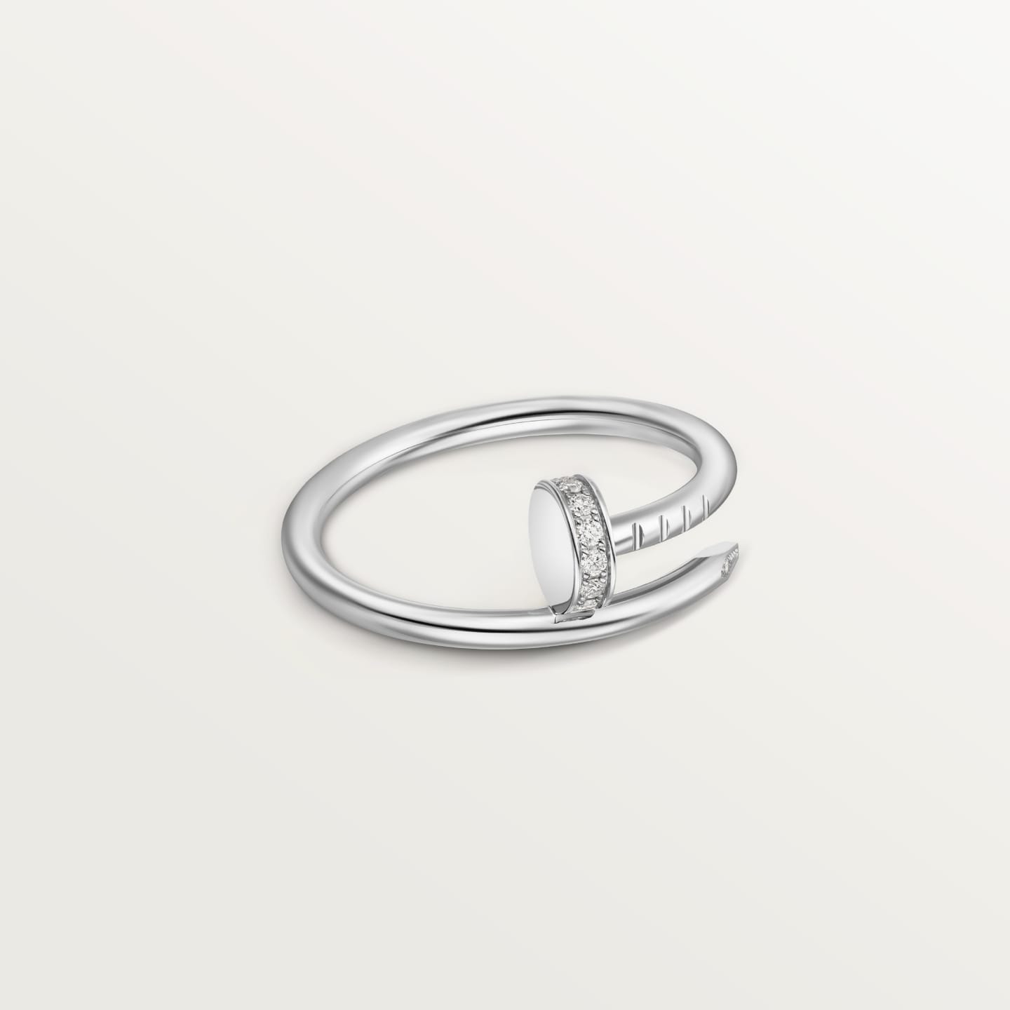 [NOBLE AURA] JUSTE 1.8MM HALF DIAMOND RING