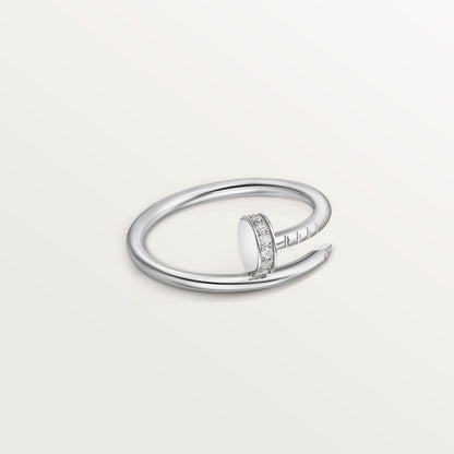 [NOBLE AURA] JUSTE 1.8MM HALF DIAMOND RING