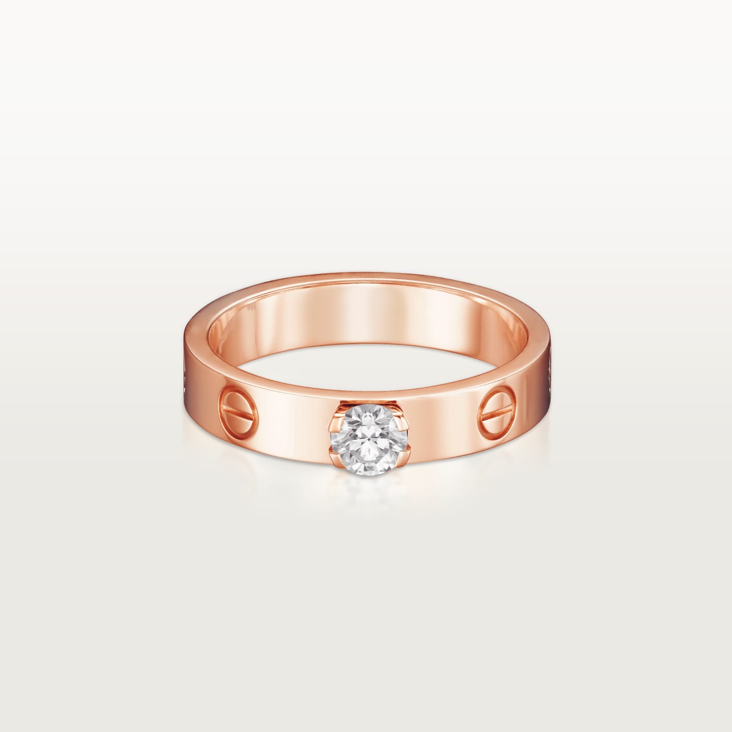 [NOBLE AURA] LOVE RING 3.6MM 1 BIG DIAMOND