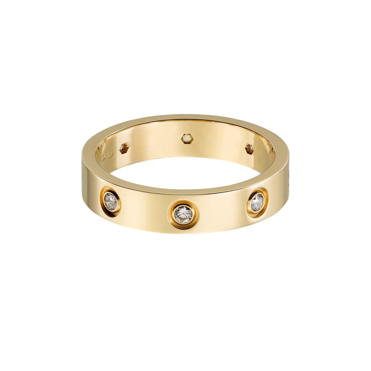 [NOBLE AURA] LOVE 4MM 8 DIAMOND RING