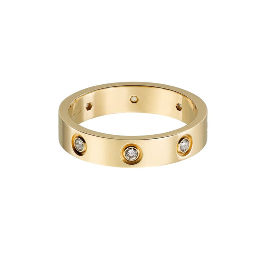 [NOBLE AURA] LOVE 4MM 8 DIAMOND RING