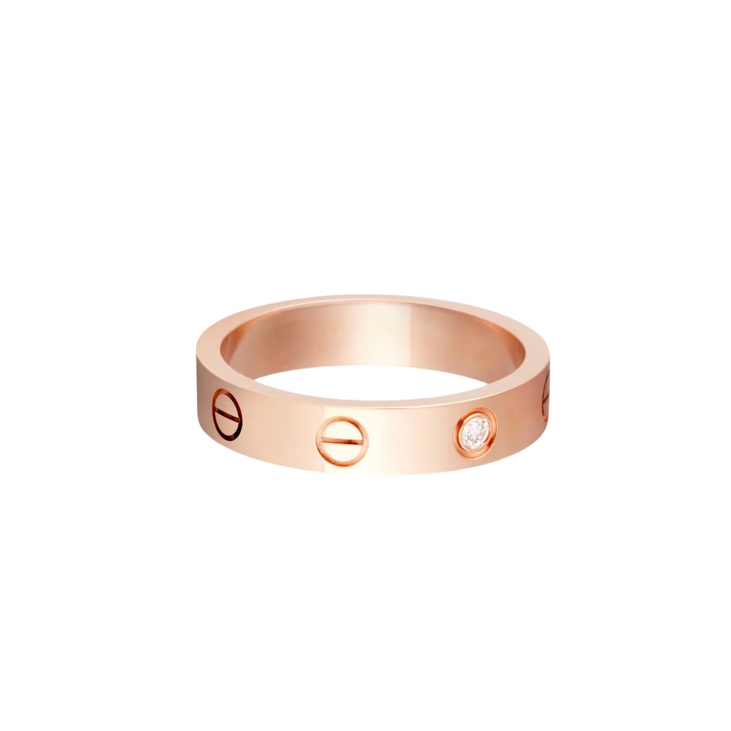 [NOBLE AURA] LOVE 4MM 1 DIAMOND RING