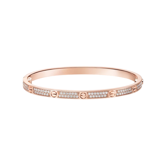 [NOBLE AURA]LOVE BRACELET 3.65MM DIAMOND-PAVED