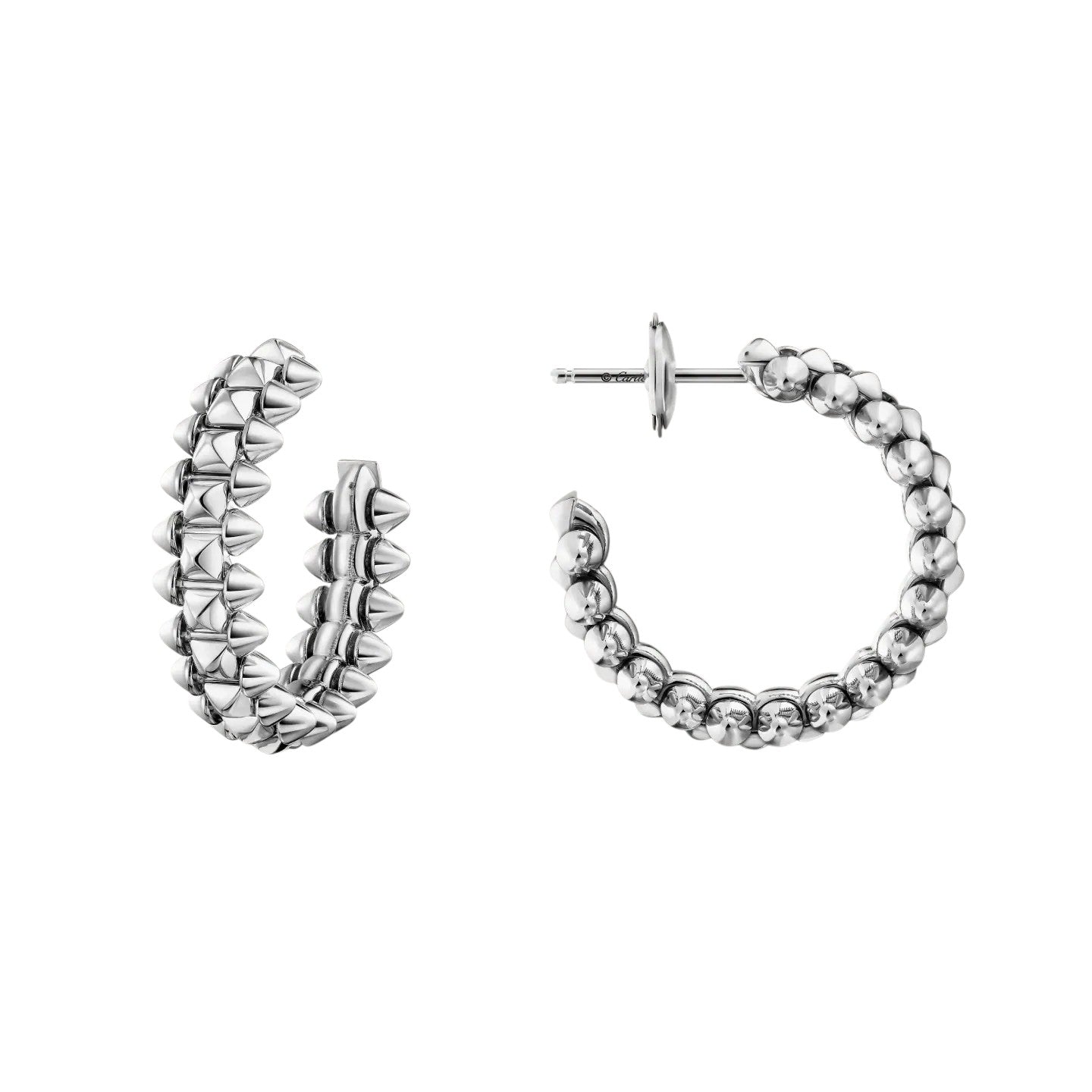 [NOBLE AURA]CLASH SMALL HOOP EARRINGS