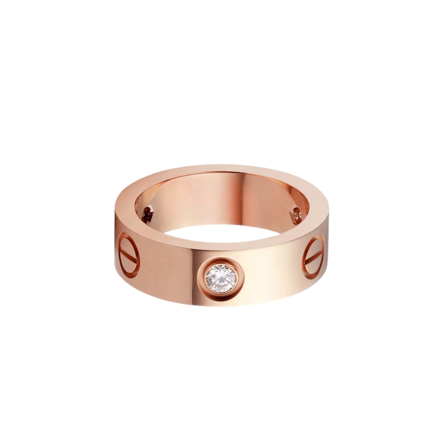 [NOBLE AURA] LOVE 5.5MM 3 DIAMOND RING