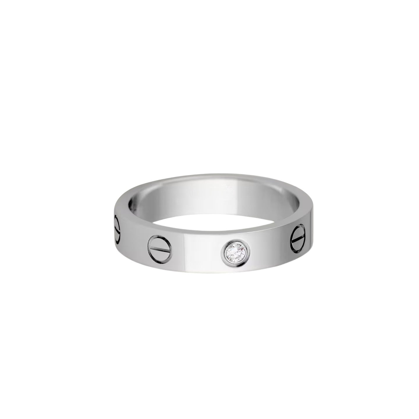 [NOBLE AURA] LOVE 4MM 1 DIAMOND RING