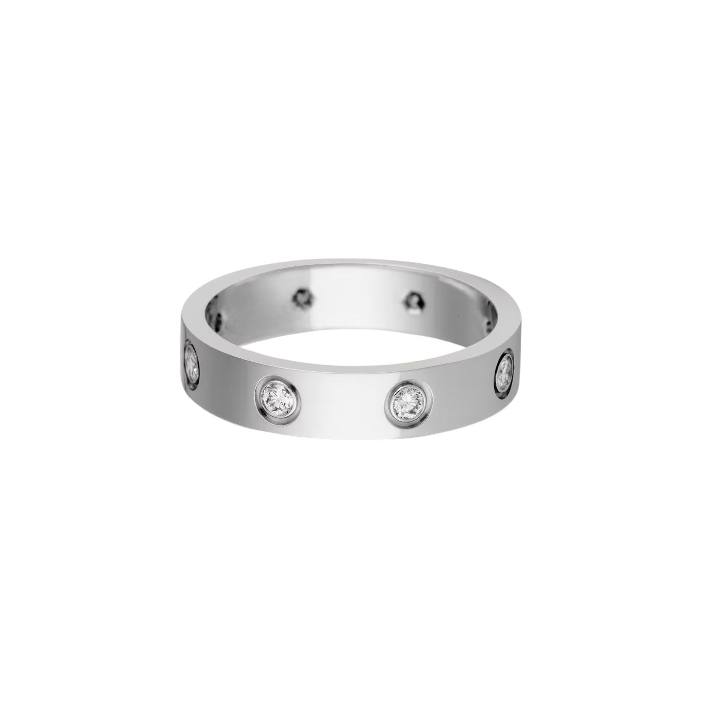 [NOBLE AURA] LOVE 4MM 8 DIAMOND RING