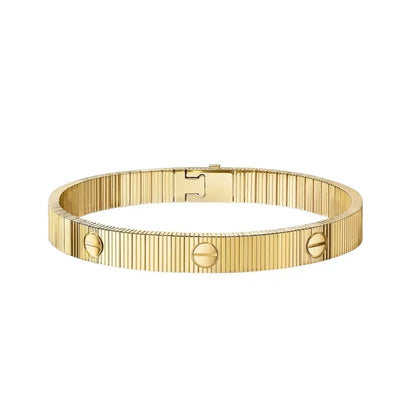 [NOBLE AURA]Love & Juste Statement Bracelet Trio Stack Set