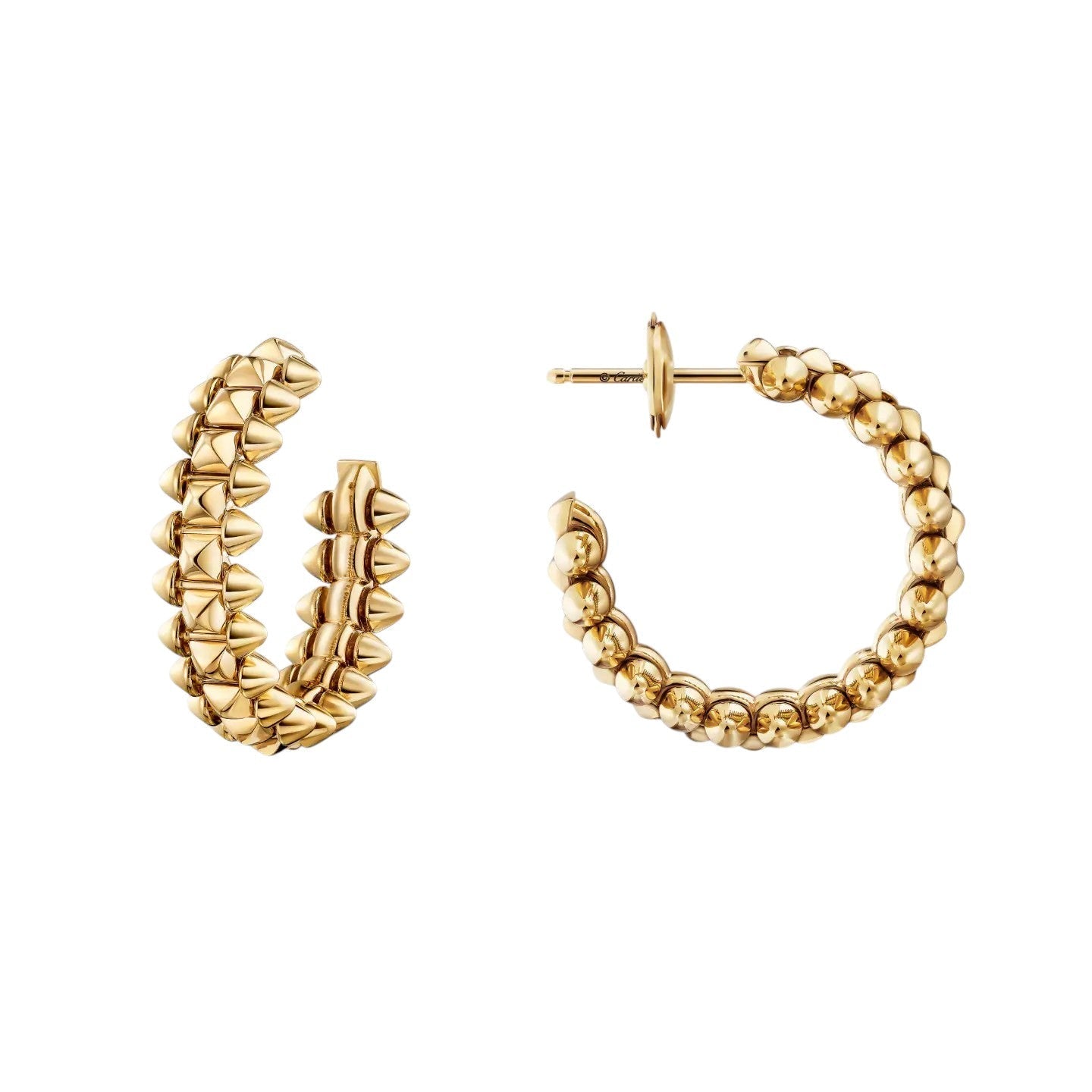 [NOBLE AURA]CLASH SMALL HOOP EARRINGS