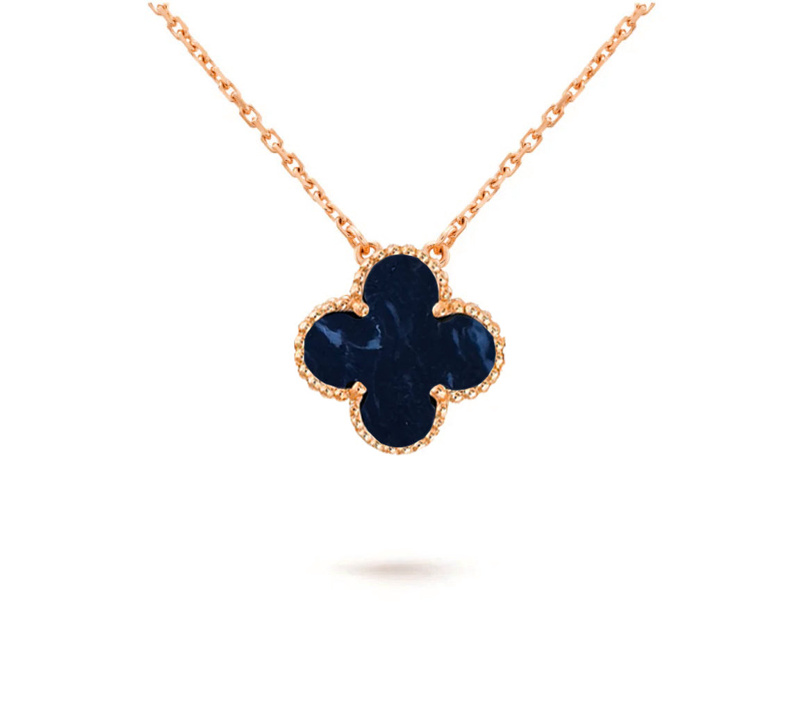 [NOBLE AURA]CLOVER 15MM SINGLE FLOWER NECKLACE COLLECTION