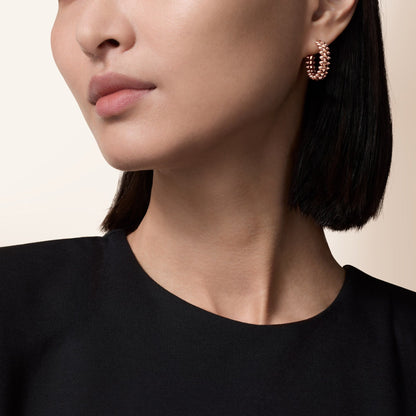[NOBLE AURA]CLASH SMALL HOOP EARRINGS