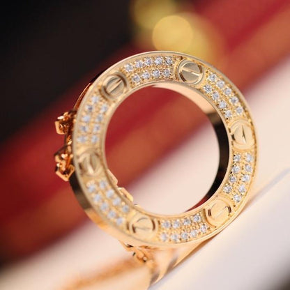 [NOBLE AURA]LOVE NECKLACE ADJUSTABLE ROSE GOLD