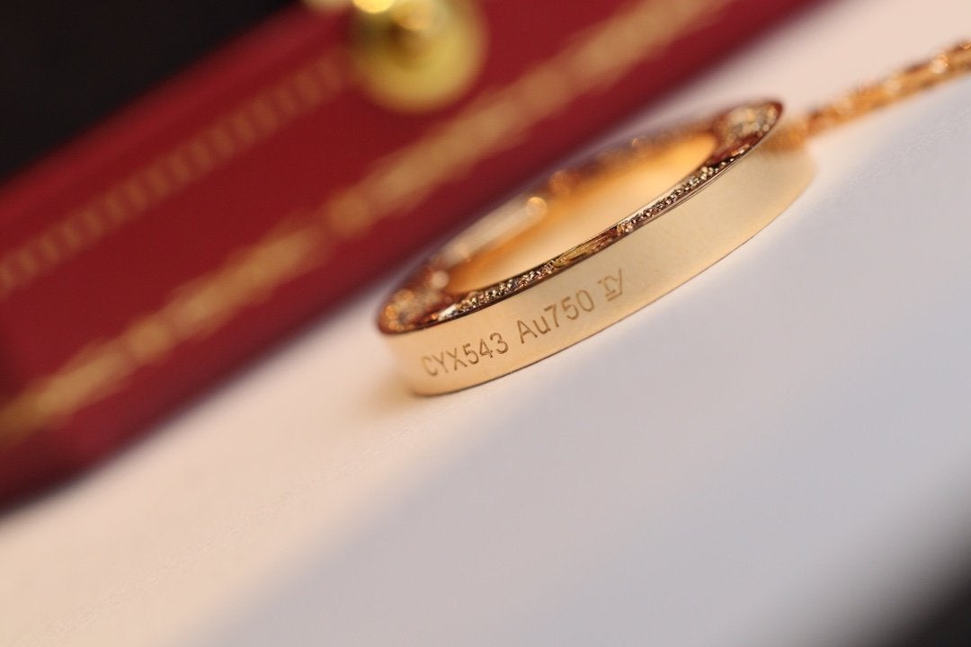 [NOBLE AURA]LOVE NECKLACE ADJUSTABLE ROSE GOLD