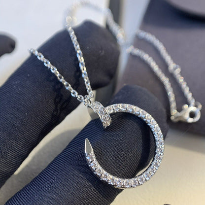 [NOBLE AURA]JUSTE NECKLACE SILVER DIAMONDS