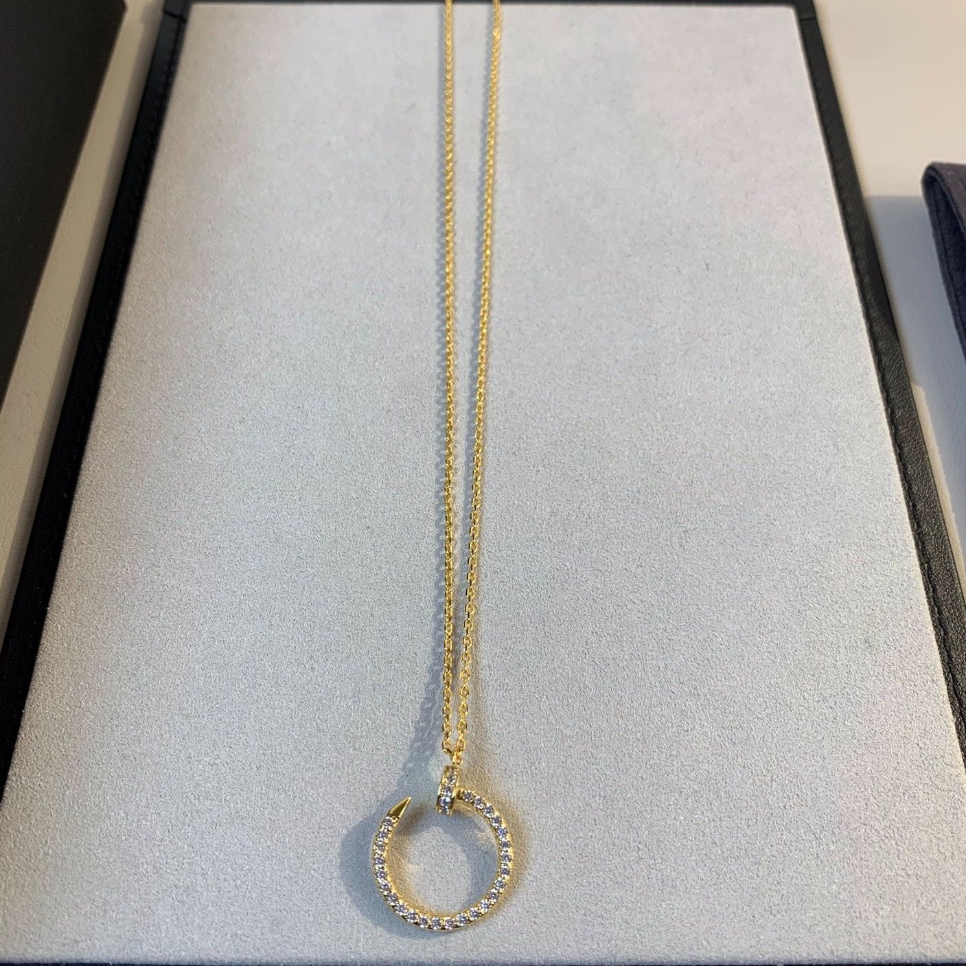 [NOBLE AURA]JUSTE NECKLACE GOLD DIAMONDS