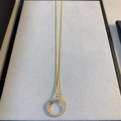 [NOBLE AURA]JUSTE NECKLACE GOLD DIAMONDS