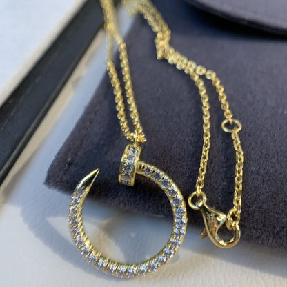 [NOBLE AURA]JUSTE NECKLACE GOLD DIAMONDS