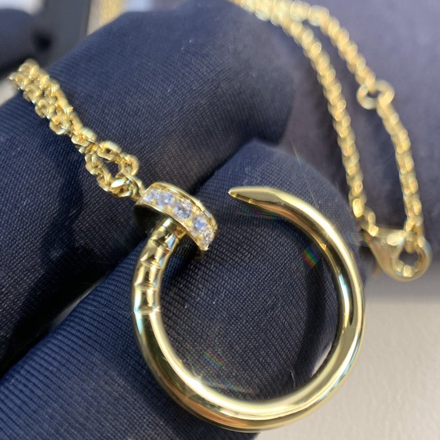 [NOBLE AURA]JUSTE NECKLACE GOLD DIAMONDS