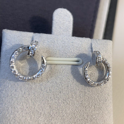 [NOBLE AURA]JUSTE EARRINGS SILVER DIAMONDS
