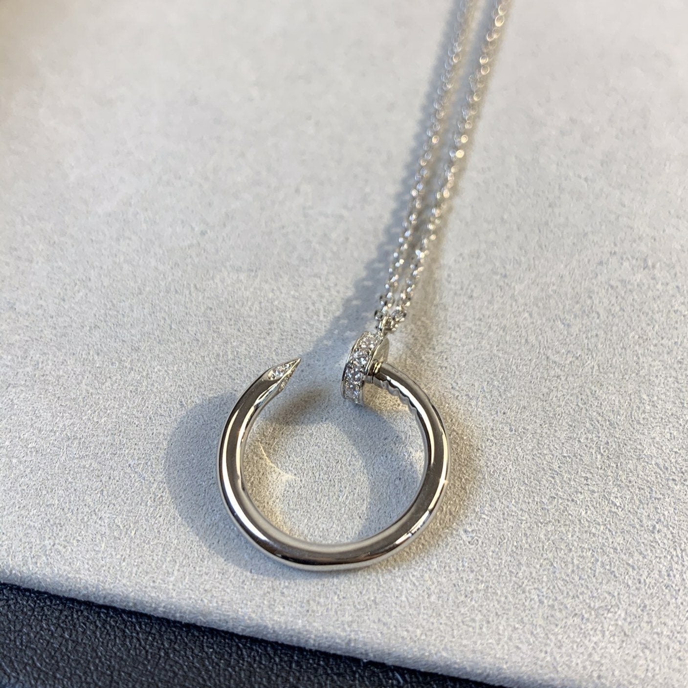 [NOBLE AURA]JUSTE NECKLACE SILVER