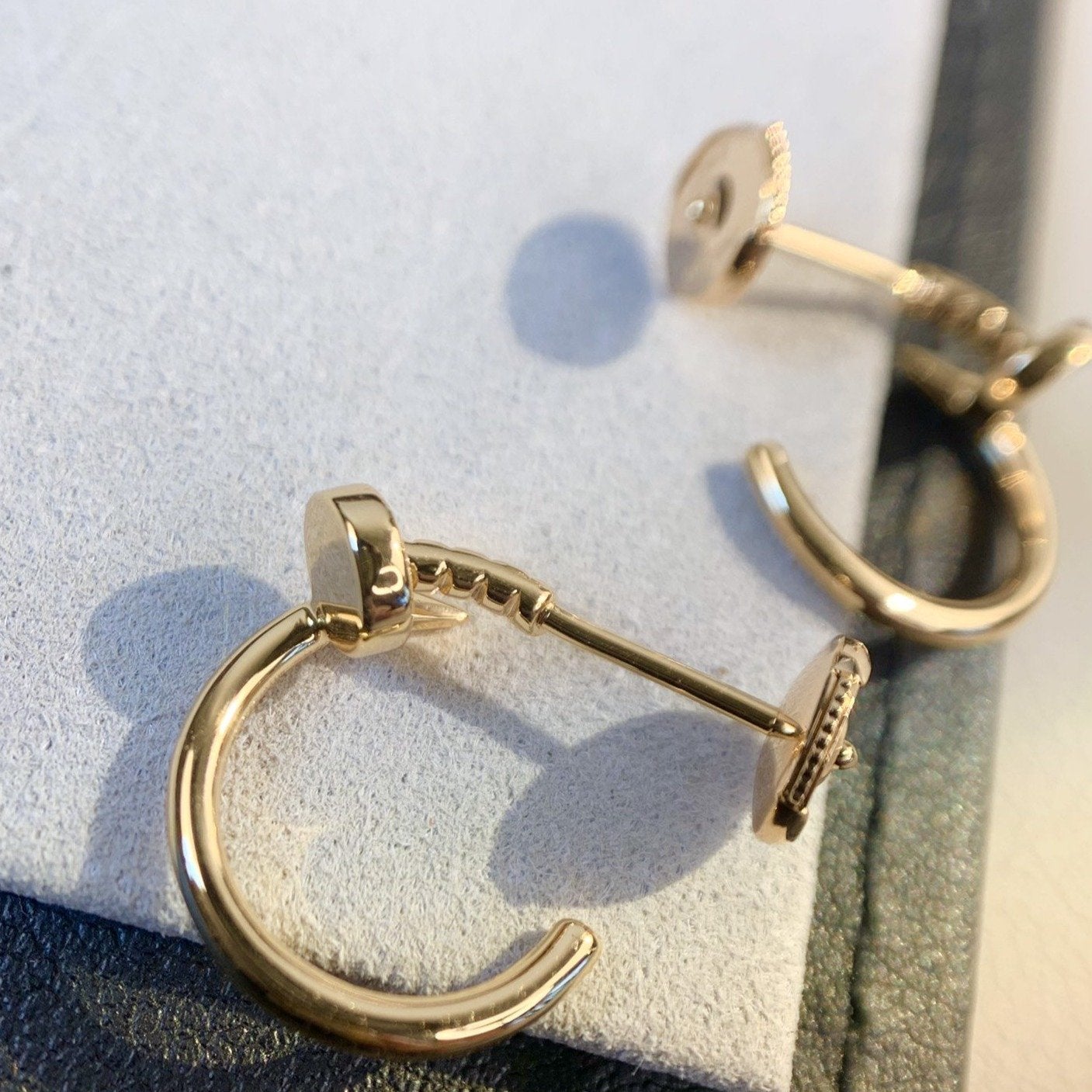 [NOBLE AURA]JUSTE EARRINGS PINK GOLD