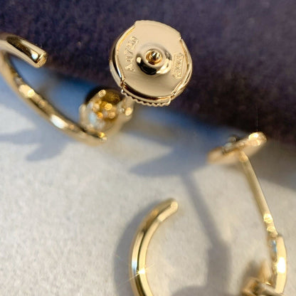 [NOBLE AURA]JUSTE EARRINGS PINK GOLD