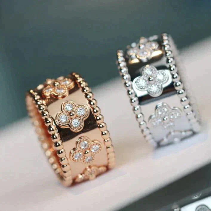 [NOBLE AURA]CLOVER KALEIDOSCOPE RING 10MM