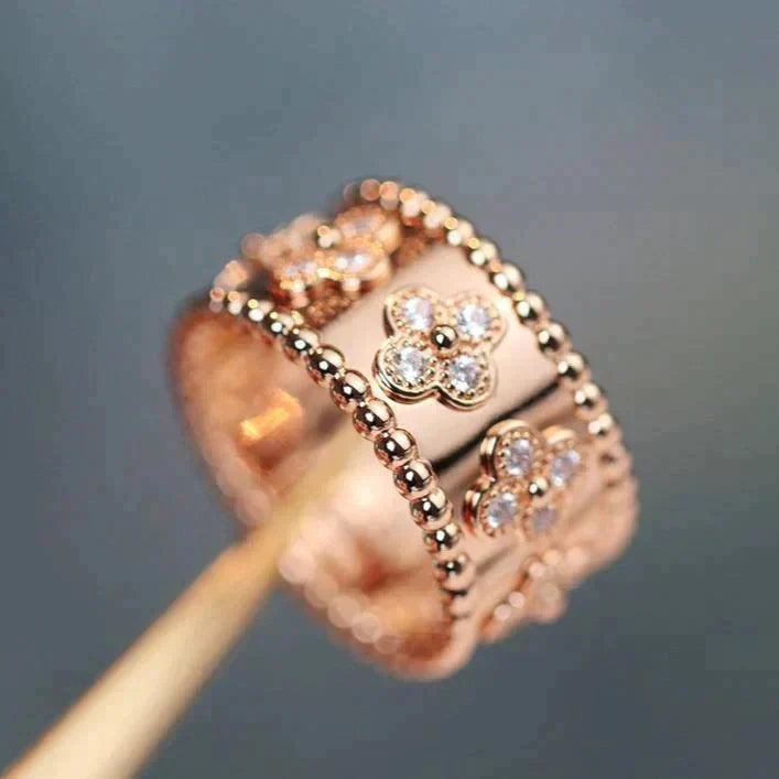 [NOBLE AURA]CLOVER KALEIDOSCOPE RING 10MM