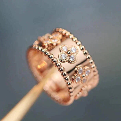 [NOBLE AURA]CLOVER KALEIDOSCOPE RING 10MM