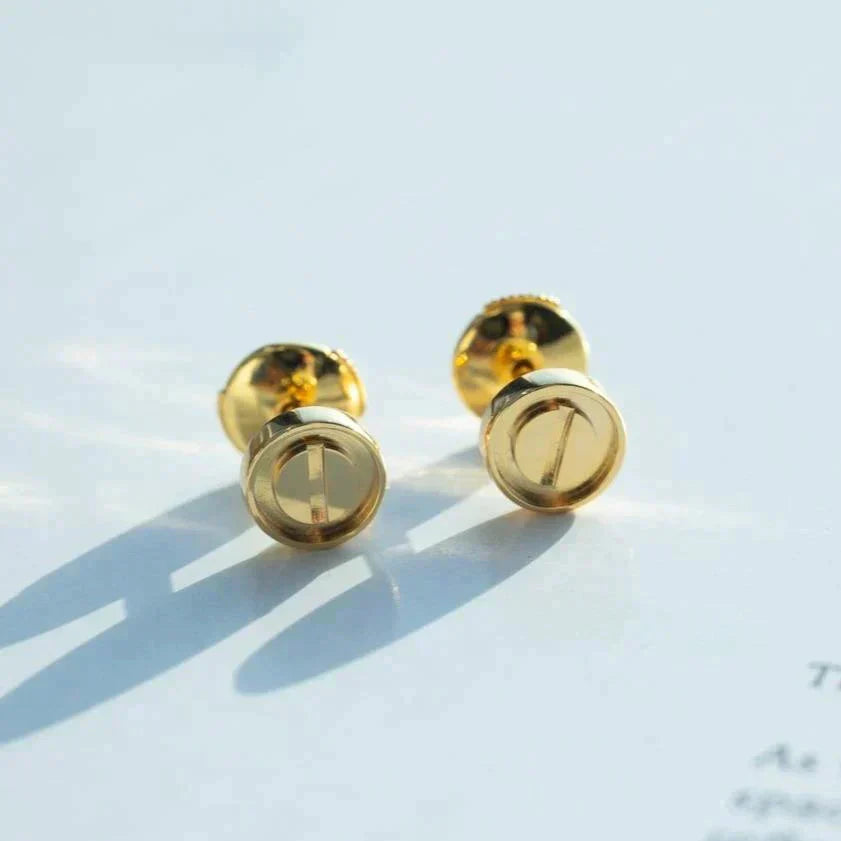 [NOBLE AURA]LOVE EARRINGS GOLD 10MM