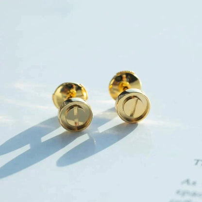 [NOBLE AURA]LOVE EARRINGS GOLD 10MM