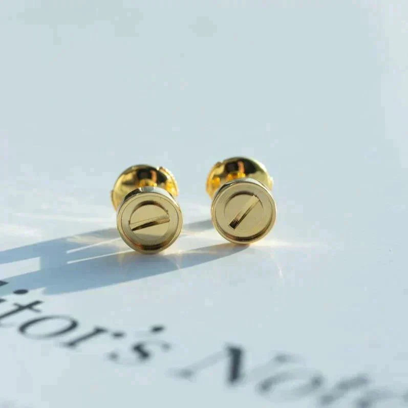 [NOBLE AURA]LOVE EARRINGS GOLD 10MM