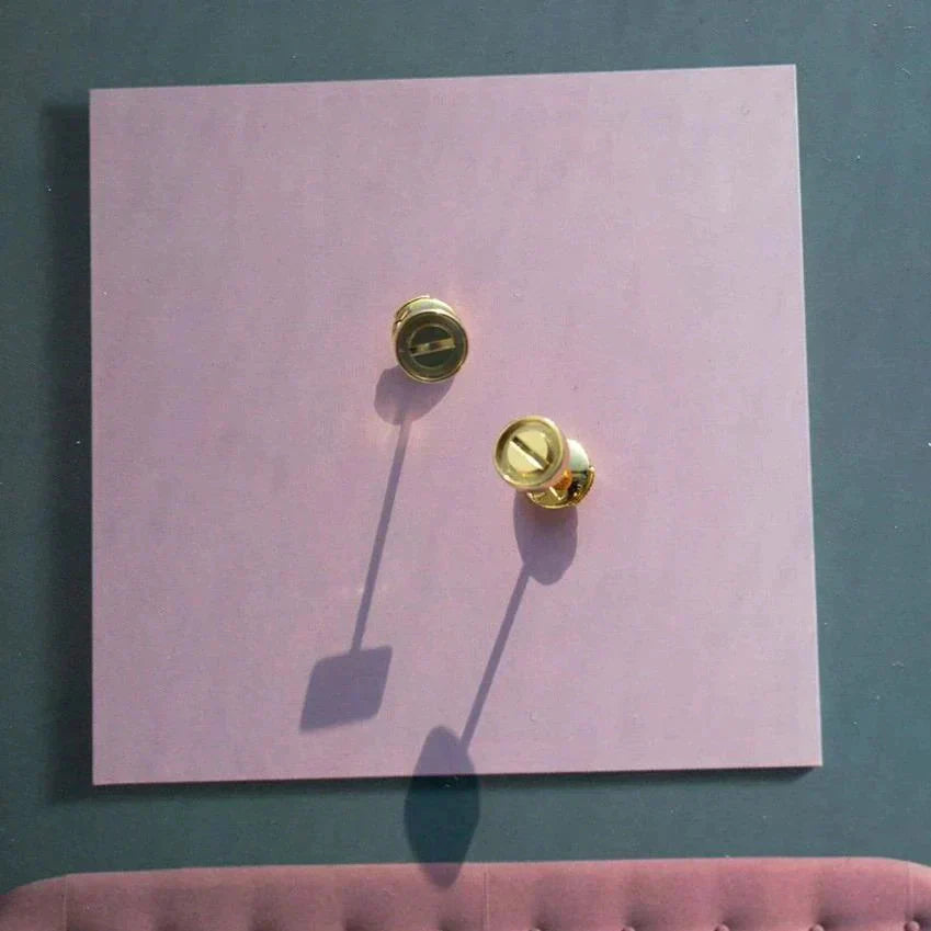 [NOBLE AURA]LOVE EARRINGS GOLD 10MM