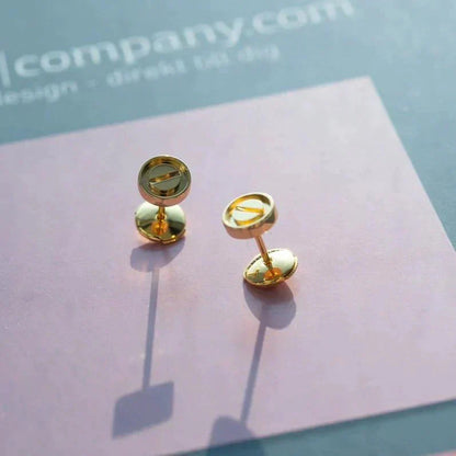 [NOBLE AURA]LOVE EARRINGS GOLD 10MM