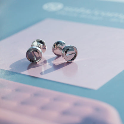 [NOBLE AURA]LOVE EARRINGS SILVER 10MM