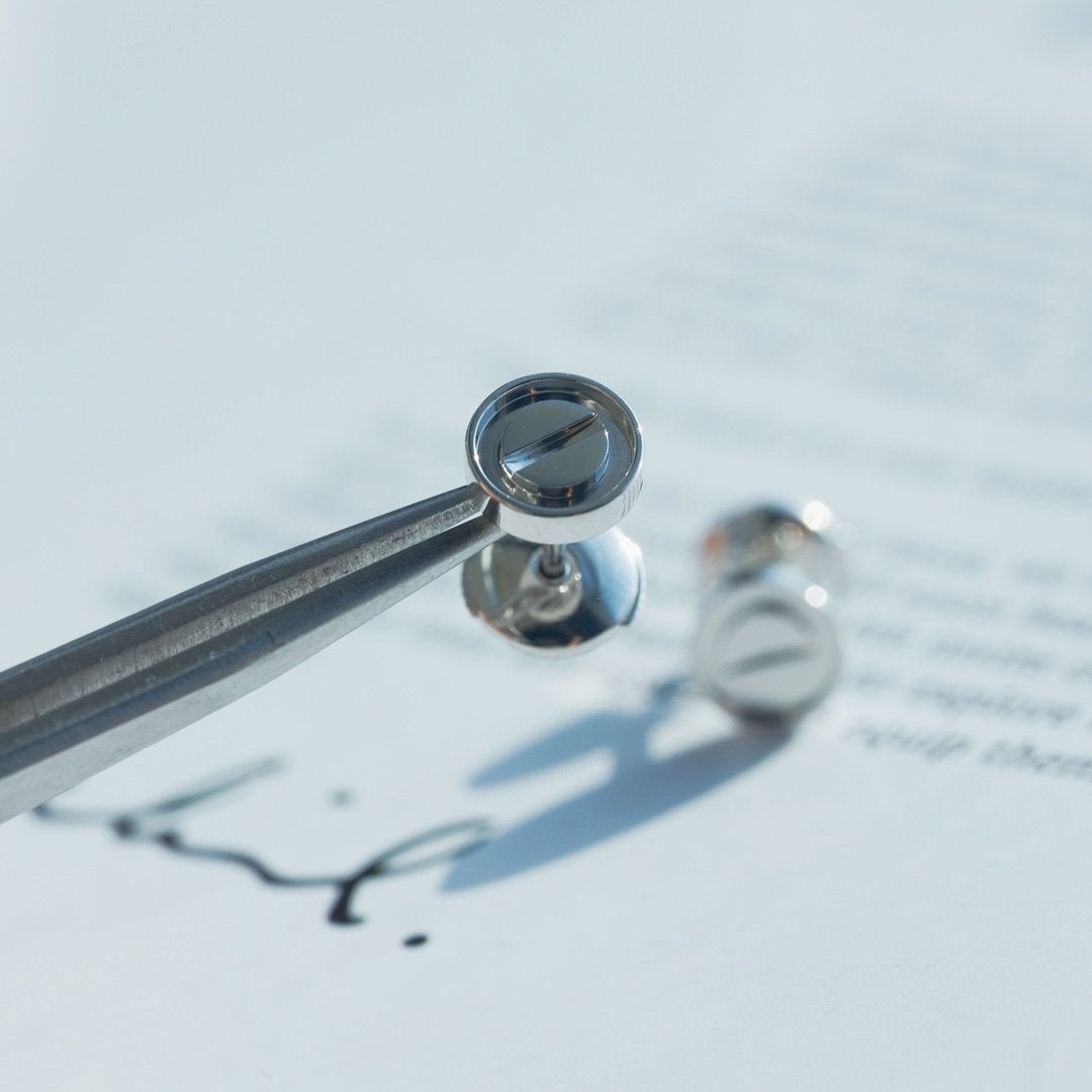 [NOBLE AURA]LOVE EARRINGS SILVER 10MM