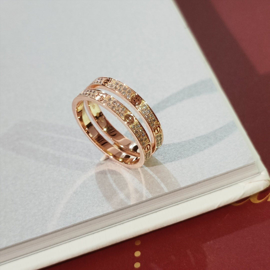 [NOBLE AURA] LOVE RING 2.65MM DIAMOND