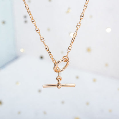 [NOBLE AURA]ECHAPPEE NECKLACE PINK GOLD